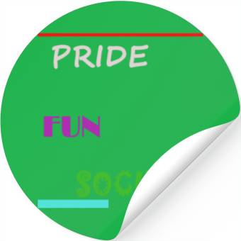 Discover PRIDE FUN SOCIETY Stickers