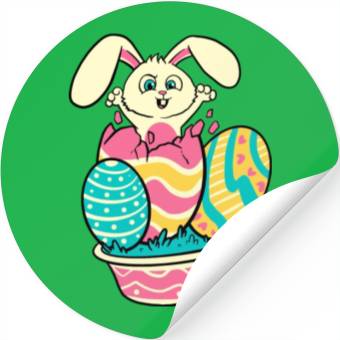 Discover Surprise Bunny Stickers