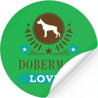 Discover Doberman Lover Stickers