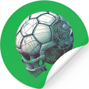 Discover Cyber Skull Kicker Stickers
