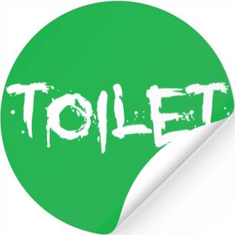 Discover Toilet - Gothic Stickers