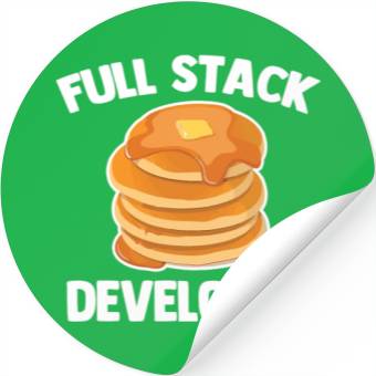 Discover Full Stack Developer Funny Computer Science Stickers