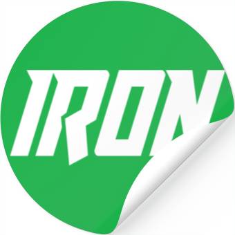 Discover Iron 2.0 -White Stickers