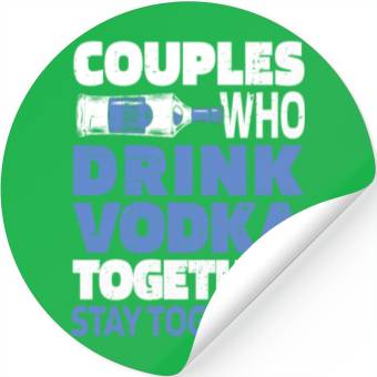 Discover Vodka Couple Stickers