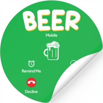 Discover beer is calling Stickers