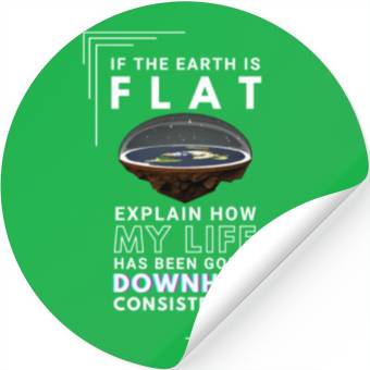 Discover FLAT EARTH Stickers