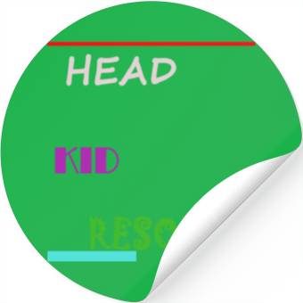 Discover HEAD KID RESOLVE Stickers