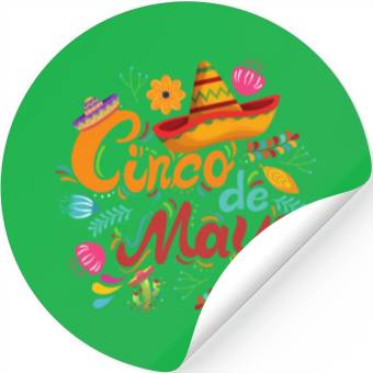 Discover cinco de mayo Stickers