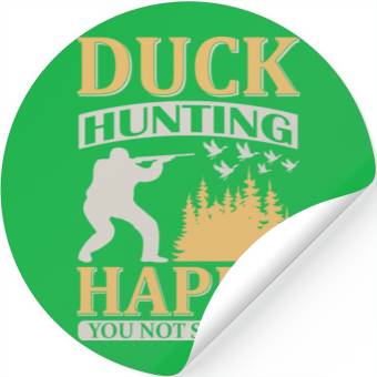 Discover Duck Hunting Stickers