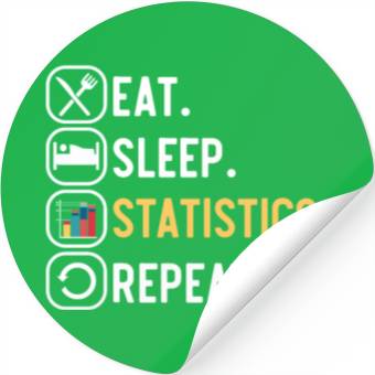 Discover Statistics Numbers Data Science Statistician Stickers