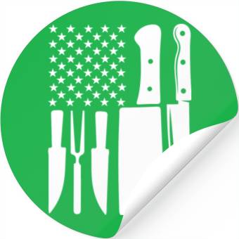 Discover Chef Usa Flag Stickers
