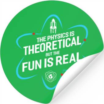 Discover Physics Physicist Nerd Science Geek Scientist Gift Stickers
