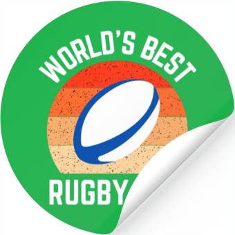 Discover Rugby Dad Stickers