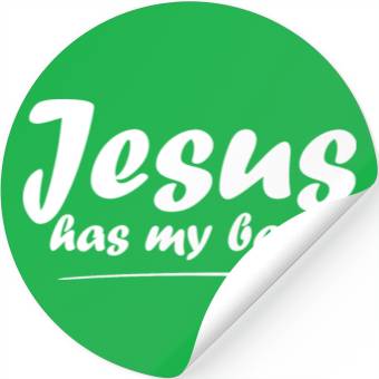 Discover Jesus Has My Back Stickers