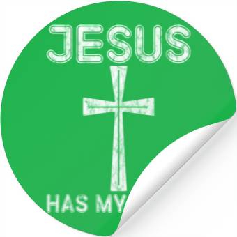 Discover Jesus Has My Back 3 Stickers