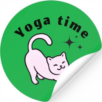 Discover Yoga time Stickers
