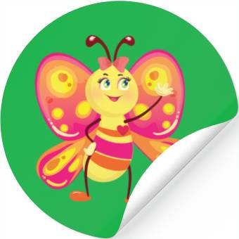 Discover Bubbly Butterfly Stickers
