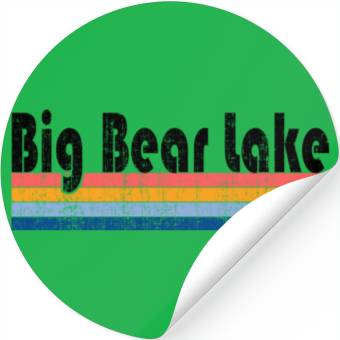 Discover 80S Style Big Bear Lake Ca Stickers