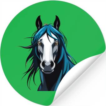 Discover Horse Printed Stickers