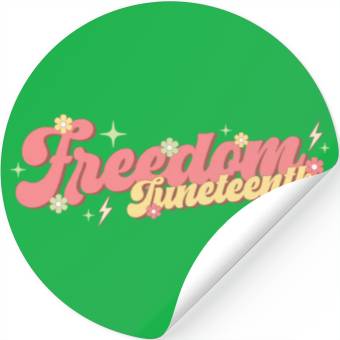Discover Freedom Juneteenth, Independence Day Stickers