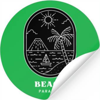 Discover BEACH PARADISE Stickers