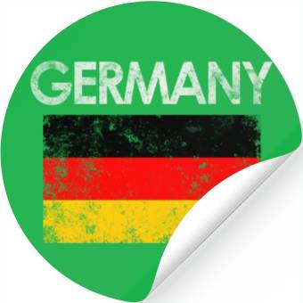Discover Germany German Flag Pride Stickers