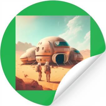 Discover mars Stickers