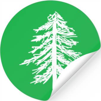 Discover Pine Tree Pocket Stickers
