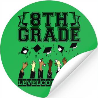 Discover Graduation Her Him 5 Grade Middle School Level Com Stickers
