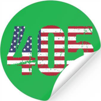 Discover 405 Oklahoma Area Code Stickers