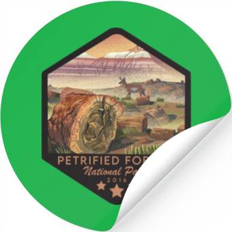 Discover petrified forest national park Stickers