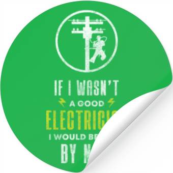 Discover Electronic Engineer Craft Plumbing High Voltage Stickers