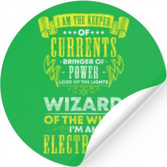 Discover Electronic Engineer Men Voltage Stickers