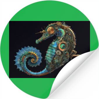 Discover Cybernetic Octopus Stickers