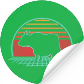 Discover Yak 80S Style Stickers