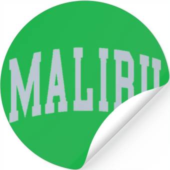 Discover Brandy Light Blue Malibu Stickers