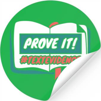 Discover Reading Teacher Prove It Text Evidence Stickers
