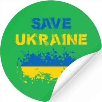 Discover Save Ukraine Ukranian Stickers