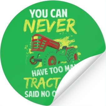 Discover Farmer Tractor Stickers