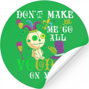 Discover Carnival New Orleans Fool Stickers