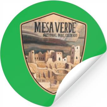 Discover mesa verde national park Stickers