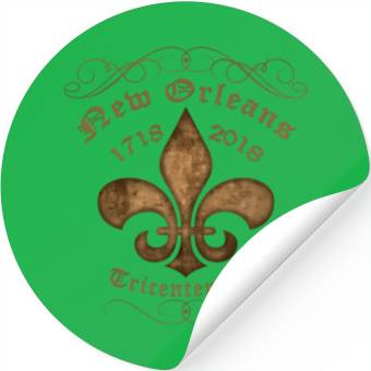 Discover New Orleans Tricentennial Stickers