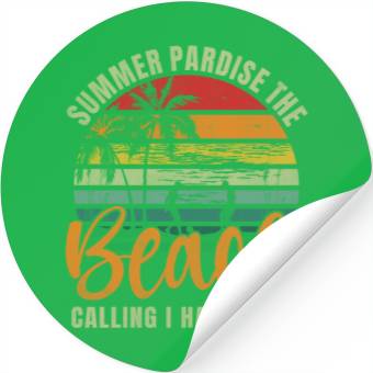 Discover Summer Paradise Stickers