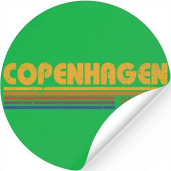 Discover Copenhagen Denmark Stickers