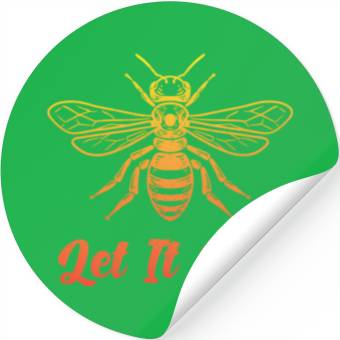 Discover Beekepeer Let It Bee Beekepping Bumblebee Nature Stickers