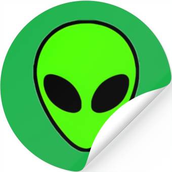 Discover Alien Head Pocket Patch Area 51 Stickers