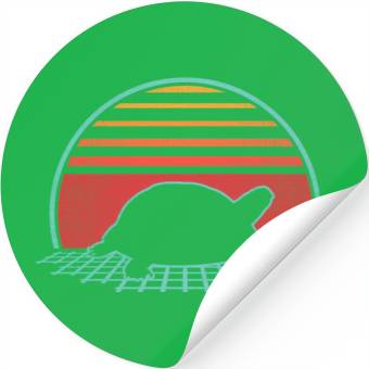 Discover Tortoise 80S Style Stickers