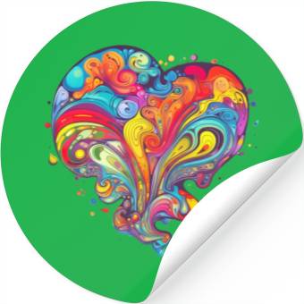 Discover Psychedelic Love Stickers