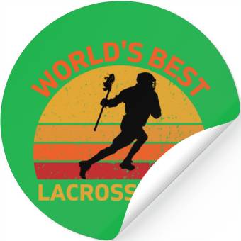 Discover Lacrosse Dad Stickers