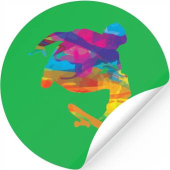 Discover Psychedelic Skateboard Stickers